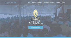 Desktop Screenshot of casademigloria.org